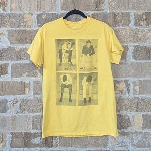 The 1975 I like it when you sleep Graphic Crewneck T-shirt Medium Unisex Yellow